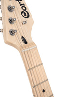 Cort G100 HH G Series Double Cutaway Electric Guitar Open Pore Black
