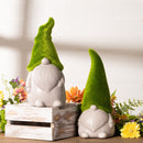 Melrose Mossy Terra Cotta Gnome (Set of 2)