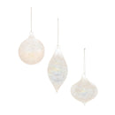 Melrose Iridescent Cloudy Glass Ornament (Set of 6)