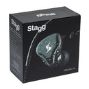 Stagg Superior In-Ear Stage Monitors with Hybrid Transducers – Transparent