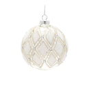 Melrose Jeweled Diamond Glass Ornament (Set of 6)