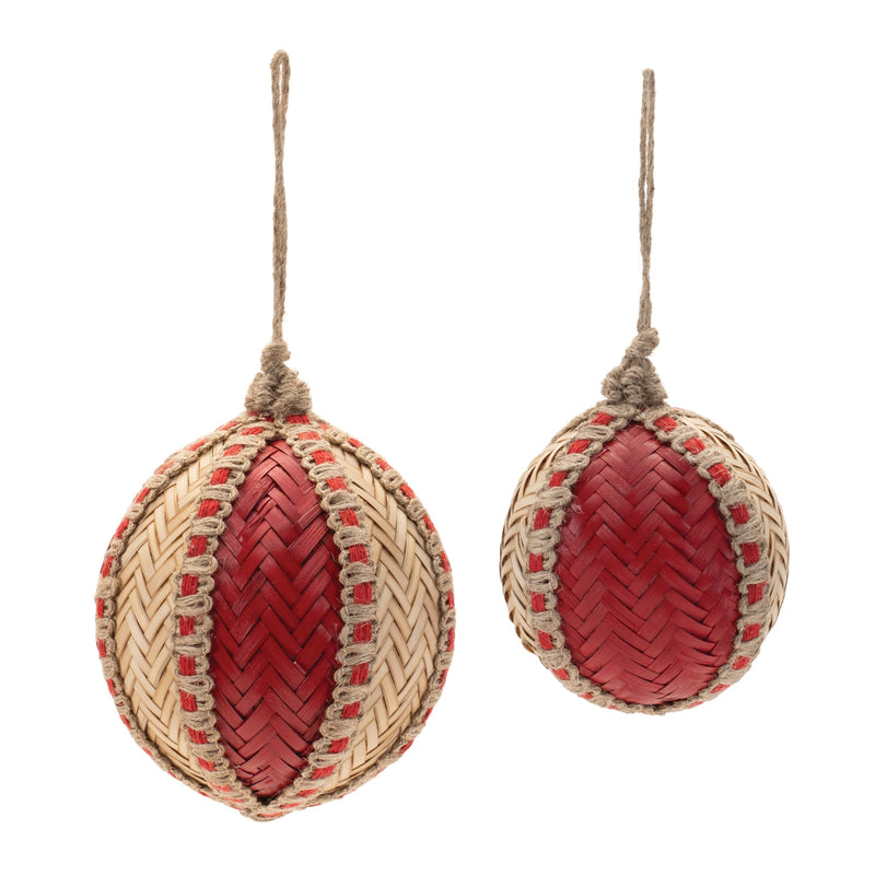 Melrose Woven Bamboo Ornament (Set of 4)