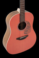 Ovation Applause Jump Series Slope Shoulder Dreadnought Acoustic Guitar Peach