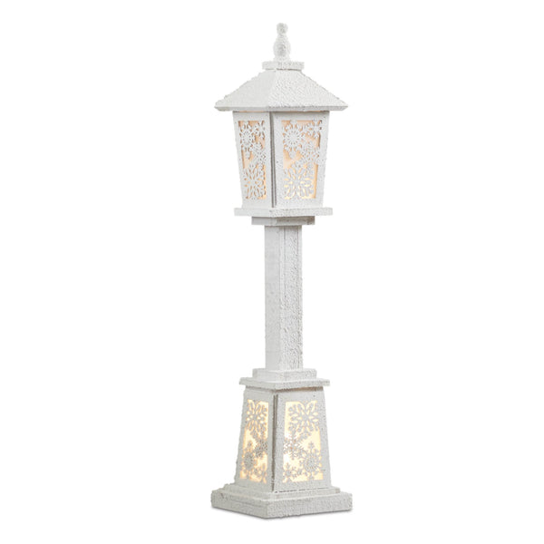 Melrose LED Winter Lantern Post 32"H