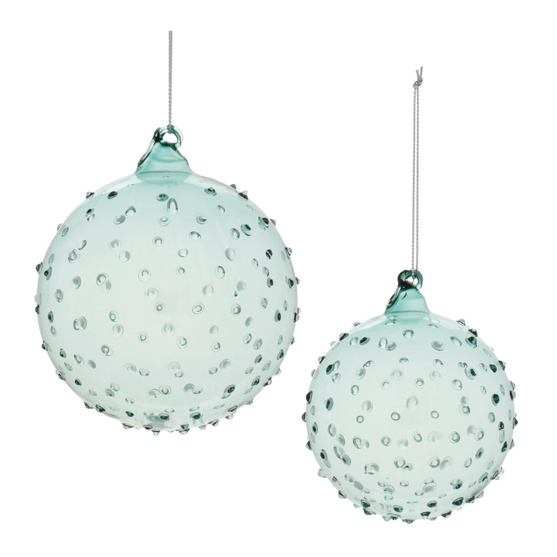 Melrose Hobnail Glass Ball Ornament (Set of 12)
