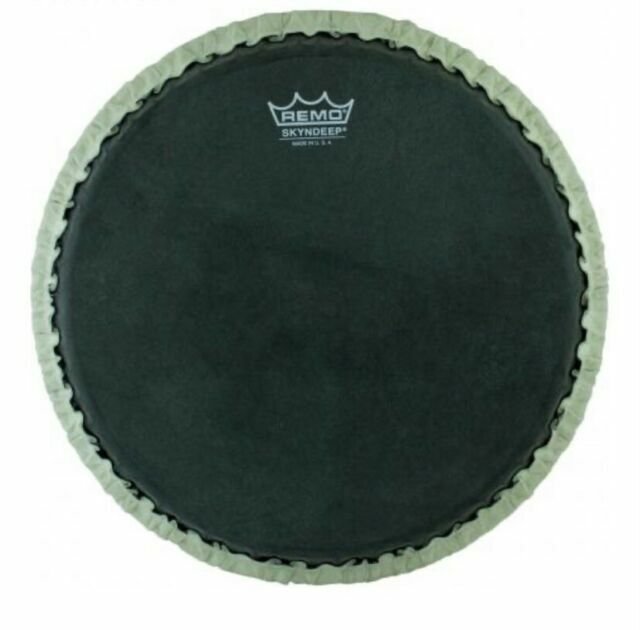 Remo Tucked Skyndeep Black Calfskin 11.75" Conga Drumhead - New Open Box