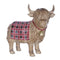 Melrose Highland Cow Winter Figurine (Set of 2)