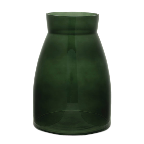 Melrose Green Glass Vase (Set of 2)