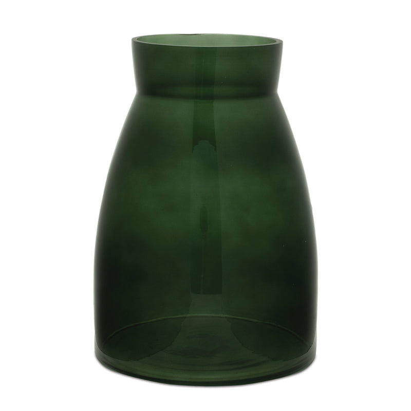 Melrose Green Glass Vase (Set of 2)