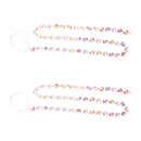 Melrose Iridescent Glass Jewel Garland (Set of 2)