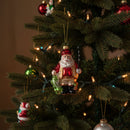 Melrose Santa Fishing Ornament (Set of 6)