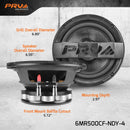 PRV Audio 6.5" 4 Ohm 500W Carbon Fiber Neodymium Midrange Speaker Pair