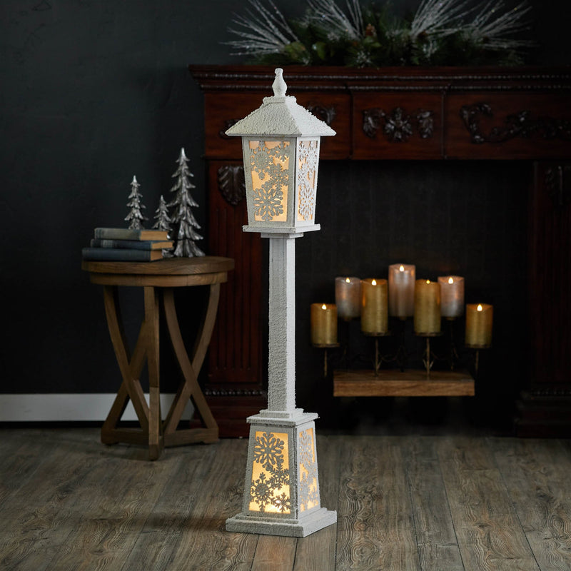 Melrose LED Winter Lantern Post 48"H