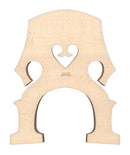 Aubert 1/4 Size 120 mm Medium‑Heart French Bass Bridge – No 20