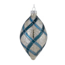 Glitter Net Glass Ball Ornamnet (Set of 6)