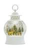 Melrose LED Snow Globe Ball with Woodland Deer Scene 11.5"H