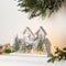 Melrose LED Flocked Holiday Village Display 12.5"L