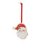 Melrose Frosted Santa Cookie Ornament (Set of 12)