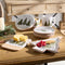 Melrose Ceramic Pine Tree Cutting Board Tray (Set of 4)