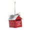 Melrose Frosted Metal Mailbox Oranment (Set of 2)