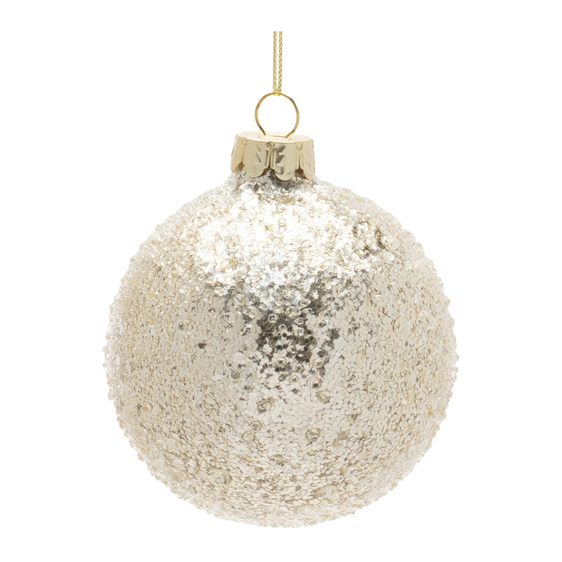 Melrose Beaded Glass Ornament (Set of 12)