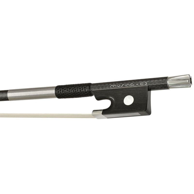 Müsing C3 Round Carbon Stick Violin Bow - Classic Ebony Frog & Stainless Steel