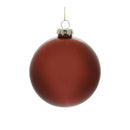 Melrose Red Glass Ball Ornament (Set of 6)