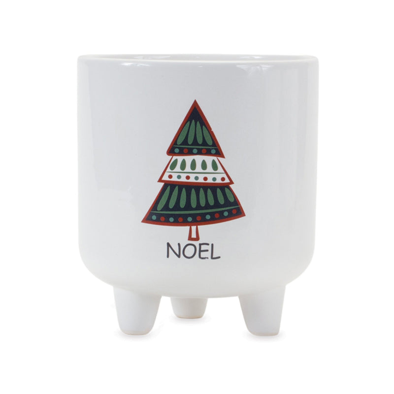Melrose Footed Pine Tree Planter (Set of 3)