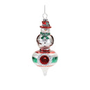 Melrose Snowman Drop Ornament (Set of 12)