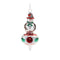 Melrose Snowman Drop Ornament (Set of 12)