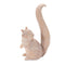 Melrose White Washed Etched Squirrel Figurine (Set of 2) Multicolor Farmhouse Po