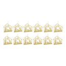 Metal Holy Family Cut Out Ornament (Set of 12)