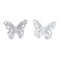 Melrose White Washed Floral Butterfly Decor (Set of 2)