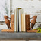Melrose Pine Wood Woodpecker Bird Bookend (Set of 2)