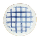 Melrose Coastal Tie-Dye Design Ceramic Plate (Set of 4)