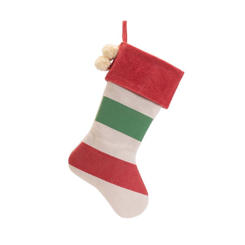 Melrose Striped Wool Stocking (Set of 2)