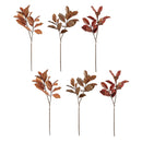 Melrose Fall Magnolia Leaf Spray (Set of 6)