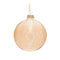 Melrose Snowflake Etched Glass Ornament (Set of 12)