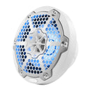 DS18 NXL6MWH 6.5" Marine Speakers with RGB LED Lights - White (Pair)