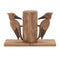 Melrose Pine Wood Woodpecker Bird Bookend (Set of 2)