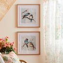 Melrose Framed Bird Couple Wall Print, Plastic