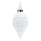 Melrose Porcelain Cut Out Ball Ornament with Nordic Design (Set of 6)
