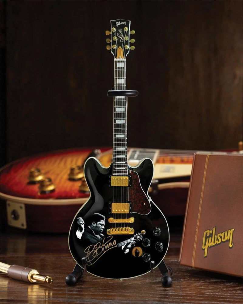 Axe Heaven GG-327 Gibson BB King ES-355 Lucille Tribute Ebony Mini Guitar Model