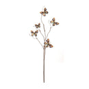 Melrose Blue and Orange Wire Butterfly Spray (Set of 6)
