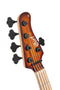 Cort GBFUSION5ABB GB Series Fusion 5 String Bass Guitar - Antique Brown Burst