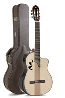 Manuel Rodríguez Café Cortado Solid Spruce 4/4 Electro-Acoustic Guitar w/ Case