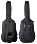 GEWA Premium 4/4 Double Bass Gig Bag w/ Back Pack Strap & 10mm Padding - Black