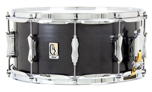 British Drum Co Talisman 14″×6.5″ Nicko McBrain Signature Steel Snare Drum