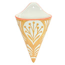 Melrose Ornamental Ceramic Wall Pocket