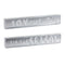Melrose Metal Holiday Sentiment Sign (Set of 2)
